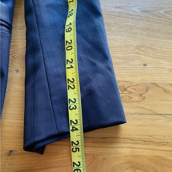 ISAIA Navy Blue Classic Pinstriped Men's Blazer 42L - Picture 8 of 10